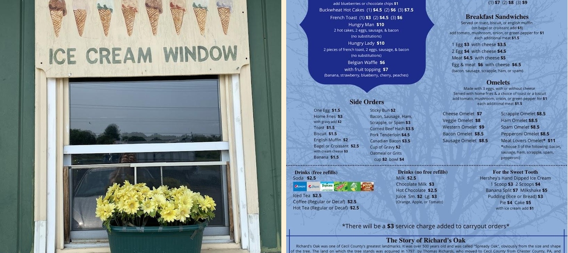 Spready Oak Country Cafe Rising Sun